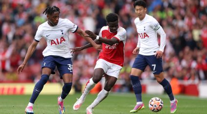 تشكيل مباراة tottenham vs arsenal