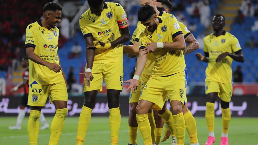 التعاون يتقدم على الرائد بثنائية بيدرو والأحمد