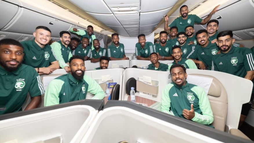 المنتخب السعودي يُغادر إلى نيوكاسل