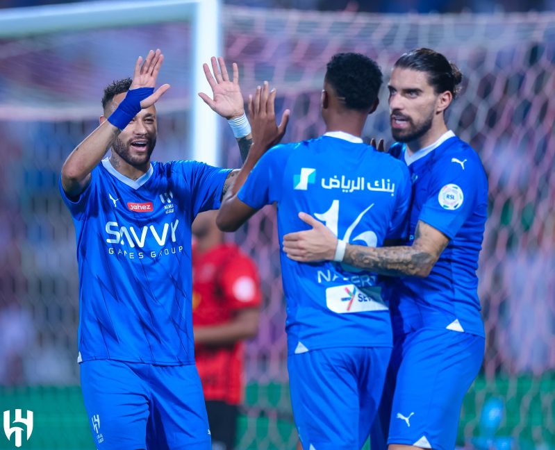 الهلال - مباراة الهلال ضد نافباخور - الهلال ضد الجبلين