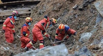 مقتل 7 أشخاص في انهيارات أرضية جنوب الصين