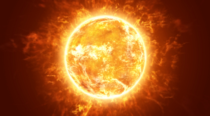 انفجار هائل على الشمس وانبعاثات تضرب الأرض