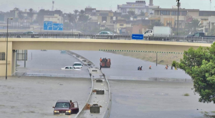 اللحظات الأولى لفيضانات درنة الليبية