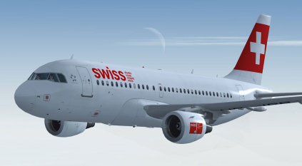 طائرة سويسرية تهبط بإسبانيا دون أمتعة الركاب