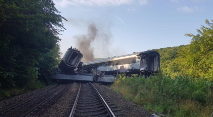 سقوط عدد كبير من الجرحى في حادثة تصادم قطارين بإسكتلندا