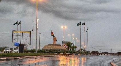 تنبيه من هطول أمطار غزيرة على منطقة جازان