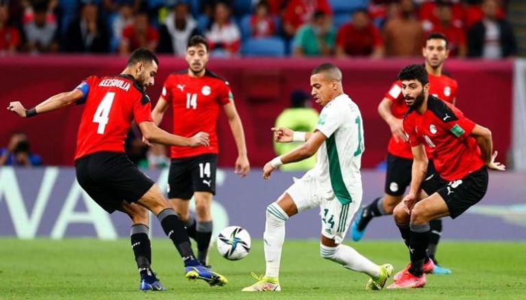 المنتخب المصري ضد الجزائر