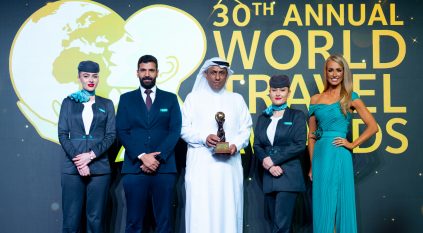 طيران ناس يحصد جائزة السفر العالمية كأفضل طيران اقتصادي في الشرق الأوسط