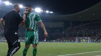 اشتباك جمال بلماضي مع لاعبه يشعل غضب الجزائريين