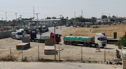 دفعة مساعدات جديدة تدخل غزة من مصر