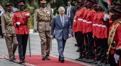 موقف محرج للملك تشارلز أثناء زيارته إلى كينيا