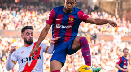 برشلونة ينجو من الخسارة بالتعادل أمام رايو فاليكانو