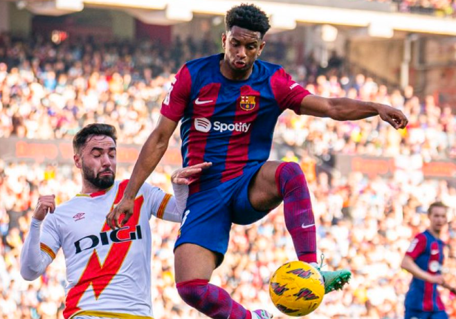 برشلونة ينجو من الخسارة بالتعادل أمام رايو فاليكانو