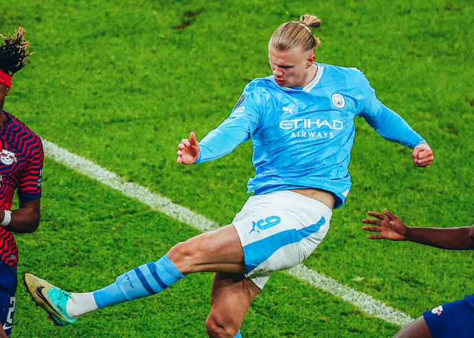 فوز ثمين لـ مان سيتي ضد لايبزيج في دوري أبطال أوروبا