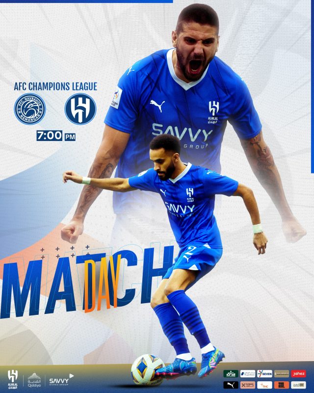 مباراة نافباخور ضد الهلال