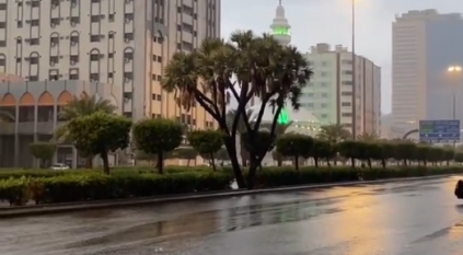هطول أمطار في 5 مناطق ومكة المكرمة الأعلى بـ47 ملم