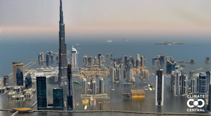 لقطات مفزعة لغرق مدن بعد استضافتها مؤتمر كوب لتغير المناخ