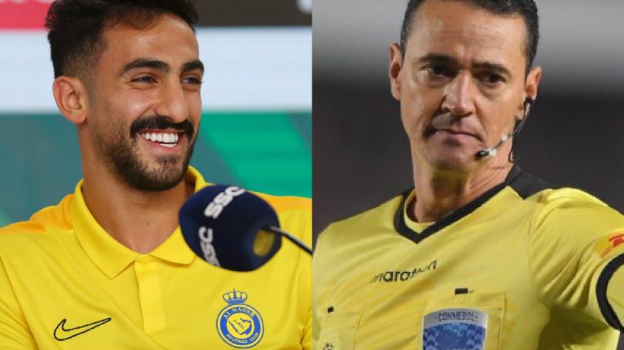 غضب نصراوي من التحكيم ونواف العقيدي بعد ثلاثية الهلال