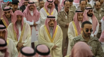 صلاة الميت على الأمير طلال بن عبدالعزيز بن بندر وماجد العتيبي