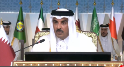 أمير قطر: يجب إجبار إسرائيل على العودة لمفاوضات ذات مصداقية لحل الدولتين