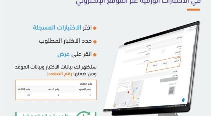 طريقة استعراض رقم المقعد في اختبارات قياس الورقية