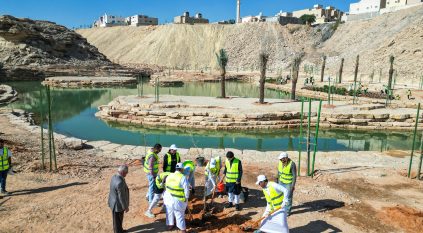 مشروع الرياض الخضراء يشجر شعيب غذوانة