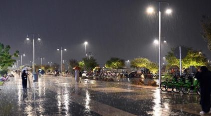 لقطات من أمطار الفجر على المدينة المنورة
