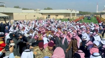 لقطات لدفن أمير الكويت الراحل نواف الأحمد في مقبرة الصليبيخات
