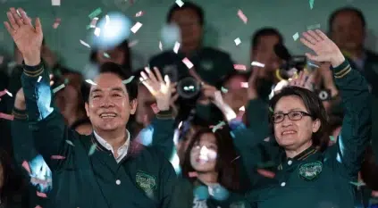 احتفالات في تايوان بعد فوز غريم الصين بالرئاسة