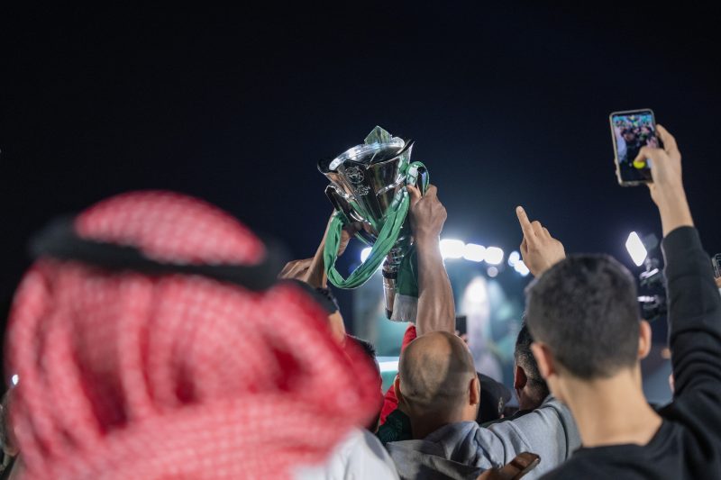 بيت صقر - الإقبال الجماهيري - جماهير المنتخب السعودي