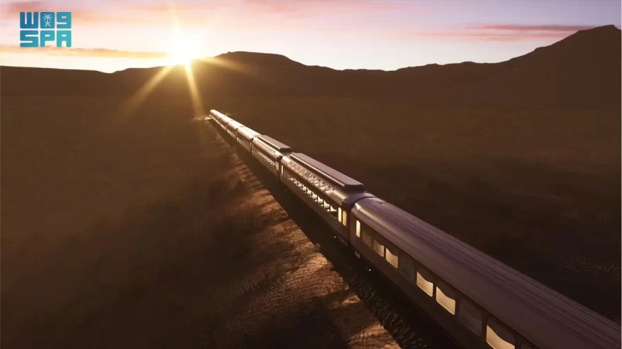 قطار حلم الصحراء بالسعودية الأول من نوعه بالشرق الأوسط