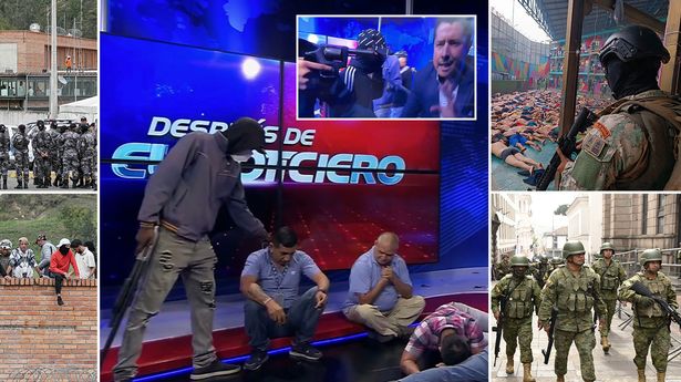 هروب زعيم المافيا واقتحام مبنى التلفزيون وسط حالة فوضى بالإكوادور