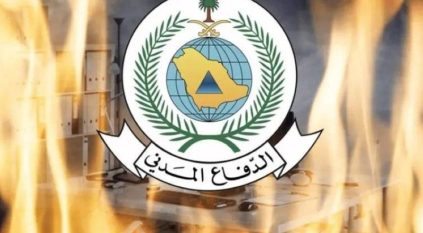 مدني الدمام يخمد حريقاً في مركبة بحي القادسية