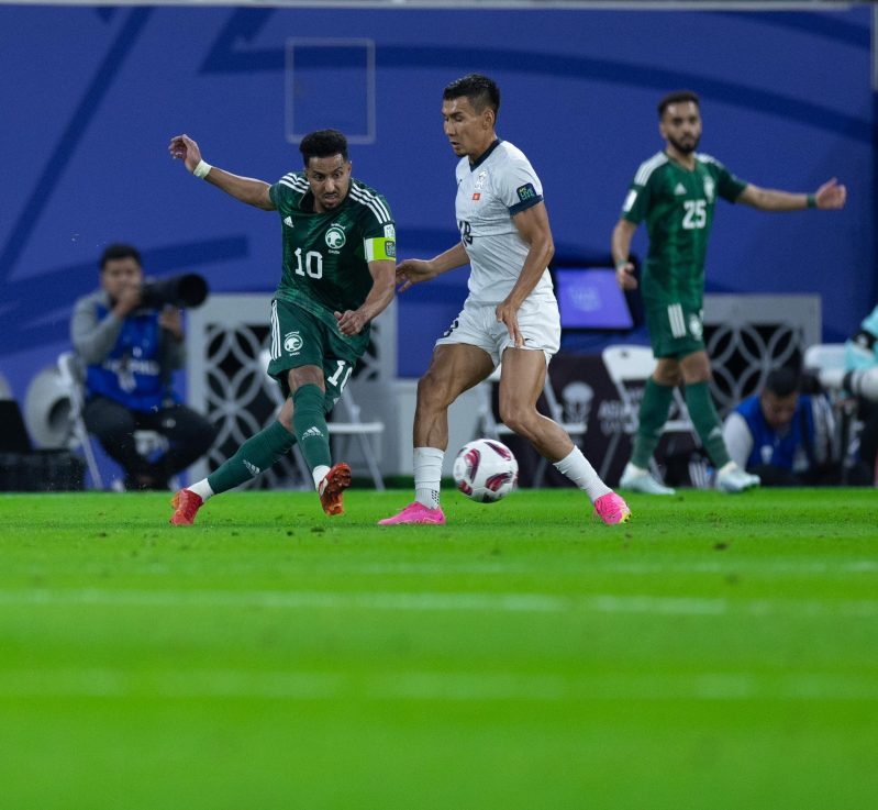 المنتخب السعودي ضد قرغيزستان