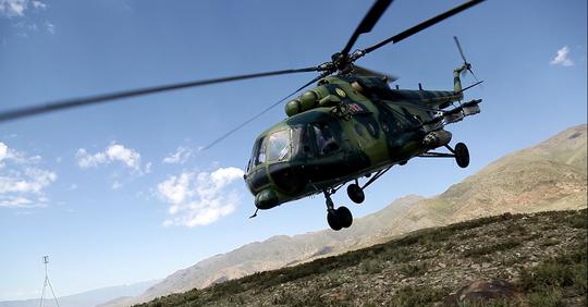 وفاة و7 إصابات في تحطم مروحية عسكرية بقرغيزستان