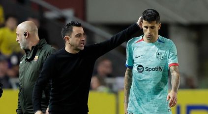برشلونة يكشف تفاصيل إصابة كانسيلو