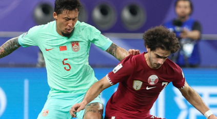 منتخب قطر يحقق العلامة الكاملة بهزيمة الصين بهدف