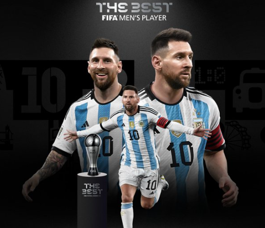 ميسي أفضل لاعب في 2023 في حفل The Best