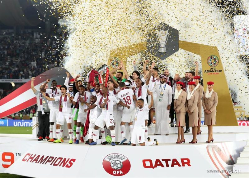 منتخب قطر بطل 2019