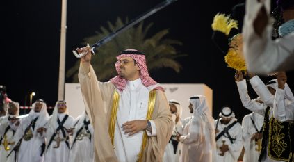 إمارة مكة تحتفي بيوم التأسيس بالعرضة والموروث الشعبي
