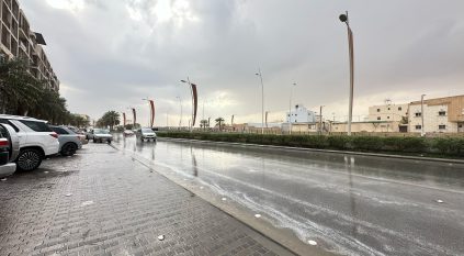 لقطات من أمطار الخير والبركة على الرياض اليوم