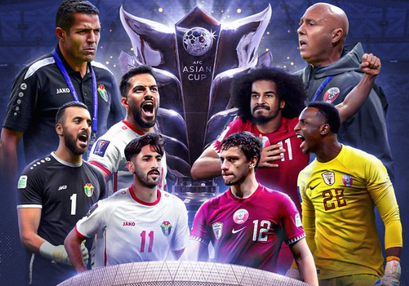 منتخب قطر يُنهي الشوط الأول بهدف في شباك الأردن