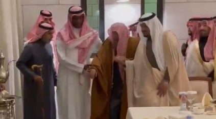 نائب أمير الرياض يتناول الإفطار مع المفتي في قصر الحكم