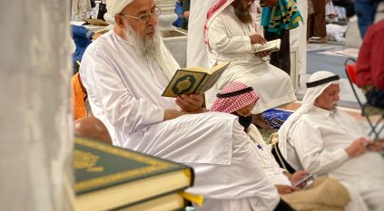 أجواء روحانية في المسجد النبوي