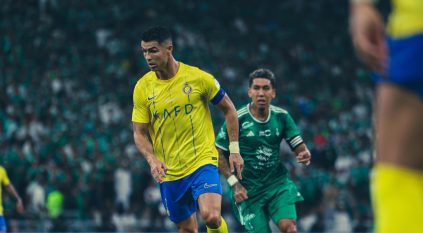 شاهد .. قدما رونالدو تثيران قلق جماهير النصر