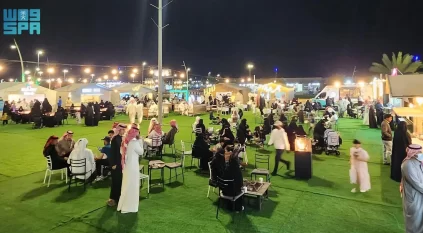 إقبال المواطنين والمقيمين على فعاليات رمضان يجمعنا بالنعيرية في رمضان