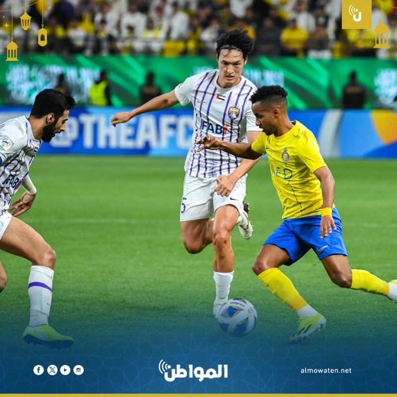 أوبا - النصر والعين في الرياض- تصوير المواطن