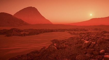 علماء يكتشفون بركانًا عملاقًا على سطح المريخ