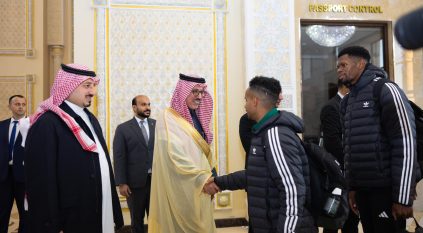 المنتخب السعودي يصل دوشنبه