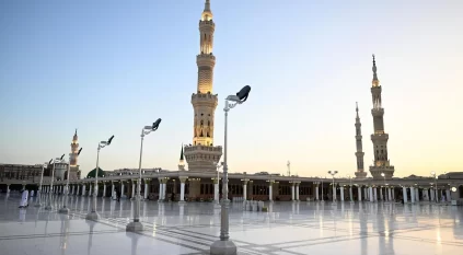سطح المسجد النبوي جاهز لاستقبال 90 ألف مصلٍ يومياً في رمضان